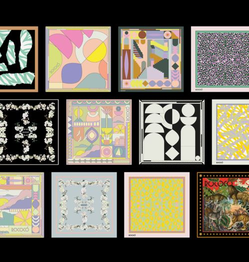 洛可可风韵 服装配饰品牌的平面形象设计